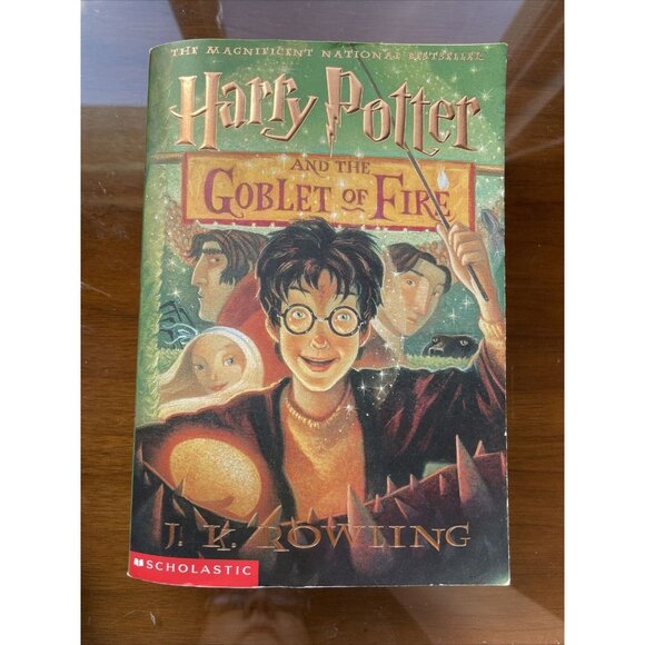 HARRY POTTER And The GOBLET OF FIRE J.K. Rowling Paperback Book scholastic SC - Picture 1 of 3